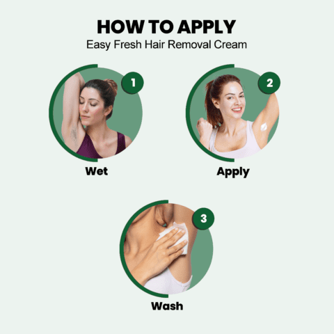 Easy Fresh Hair Removal Cream Lemon Sachet 20g - Image 5