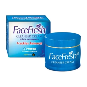 Face Fresh Cleanser Cream box and jar set — a renewing cream cleanser face wash formula for black spots and freckles reduction