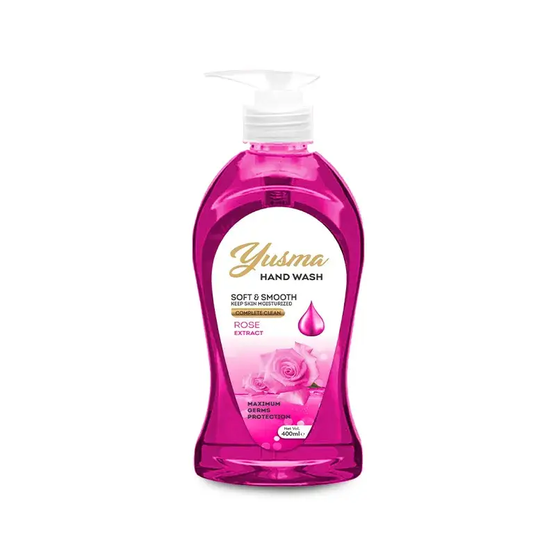 Yusma Hand Wash Rose Extract 400ml 1